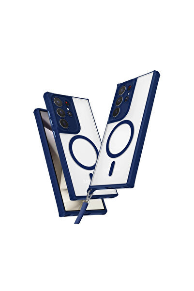 eco port حافظة سامسونج جالاكسي S25 الترا من السيليكون من إنكا ماجسيف - أزرق داكن