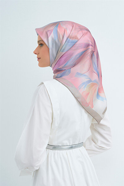 Armine Eșarfă de mătase Vara 2026 - 9519-86 Soft Powder Stone Twill