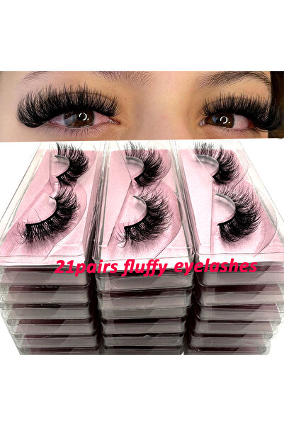 Choice3 21pairs-SL3 21 Pairs 3D Mink Wholesale Natural Eyelashes Lashes Handm...