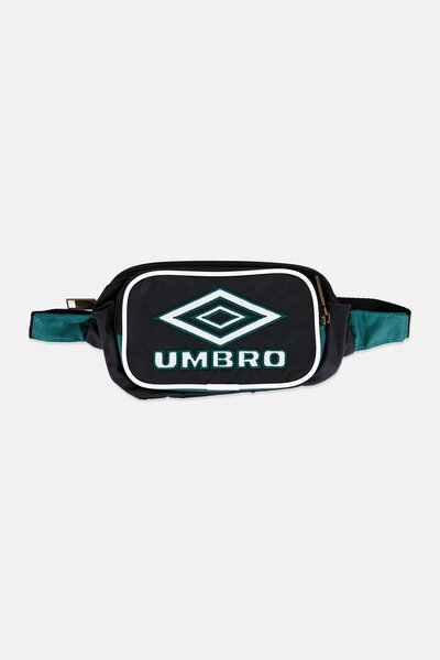 UMBRO Men Brand Logo Fanny Pack, Black