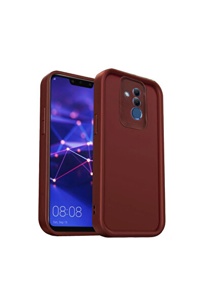 eco port حافظة هواوي ميت 20 لايت من السيليكون من فييرا - أحمر كلاريت