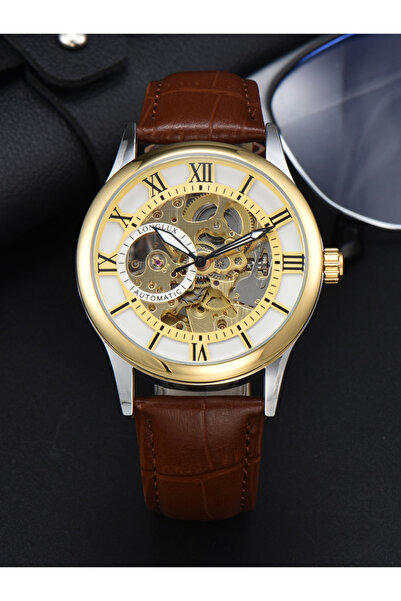 Choice3 8020LM Jiejin Gold Men automatic watch luxury rome mechanical watches...