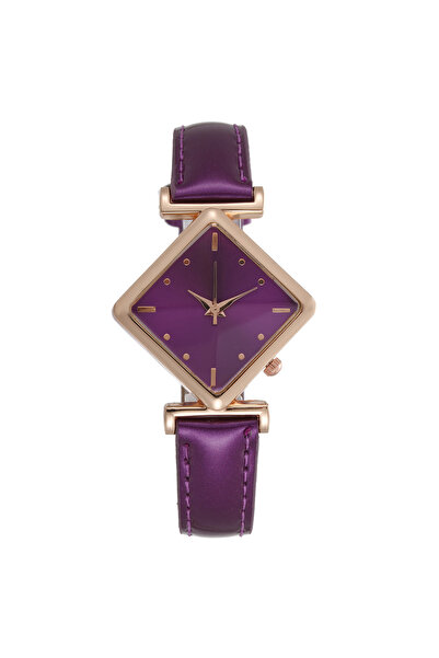 Choice1 ساعة يد نسائية فاخرة من ماركة بيربل، ساعة كوارتز نسائية، ساعة يد جلد ...