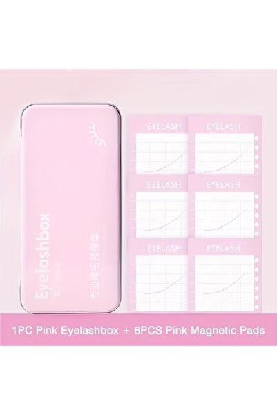 Choice pink Magnetic Eyelash Storage Box Magnetic Sheets Reusable & Versatile...