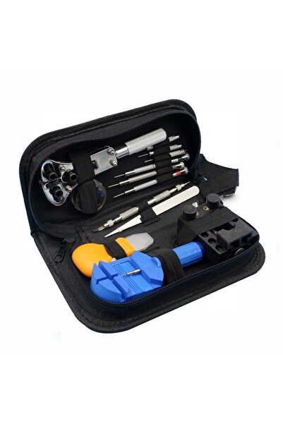 Bigstren Watch repair kit, 13 pieces, screwdrivers, tweezers, wrench, case