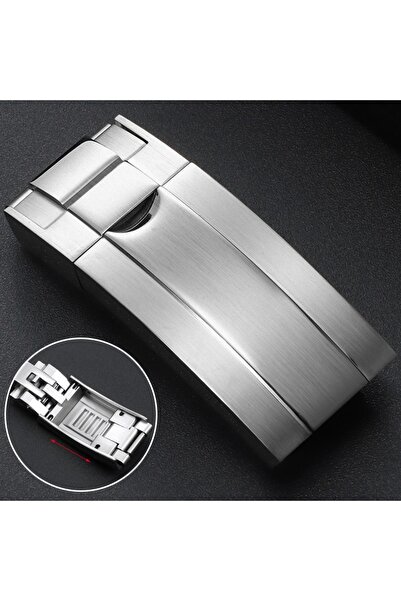 Choice5 Matte Silver for 9x9mm Watch Buckles Glide Clasp Double Convex Adjust...