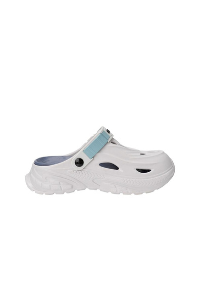 Patrick By Styli White Textured Slip-On Sandals