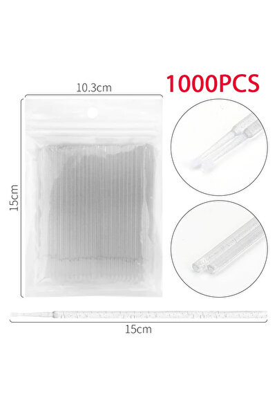 Choice4 Wool Fiber 1000 White crystal 500/1000PCS Eyelash Cleaning Brush High...
