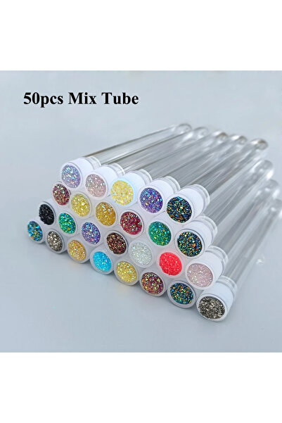 Choice3 50pcs-mix 50Pc Reusable Eyebrow Brush Tube Eyelash Brush Eyebrow Brus...