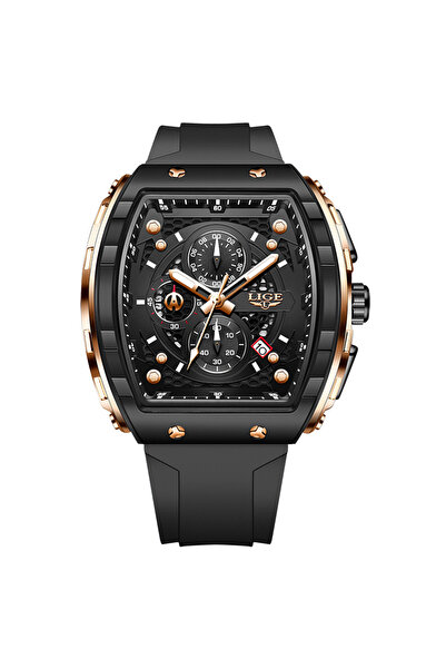 Choice3 LIGE gold black LIGE Waterproof Watches For Men Original Brand Luxury...