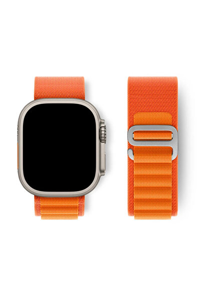 Choice23 42-44-45-49-S10 46 مم برتقالي 03 حلقة ألباين لسوار ساعة أبل ألترا 2 ...