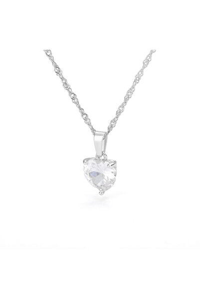 Choice1 45cm N01653P Heart Necklaces For Women Stainless Steel Gold Plated Ch...