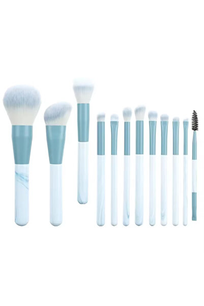 Choice9 12pcs Blue 13 PCS Makeup Brushes Set Eye Shadow Foundation Women Cosm...