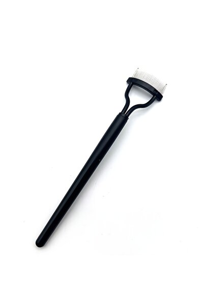 choice2 1pc-Black Curved Eyelash Brush Tool - Eyelash Separator and Styling A...