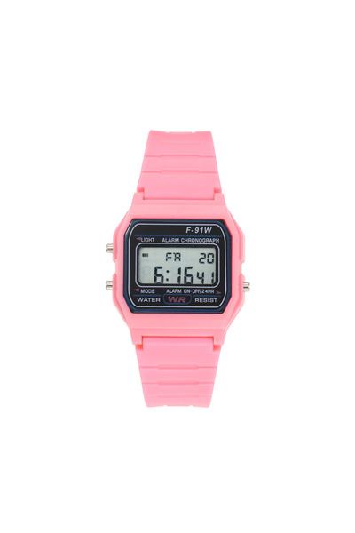 Choice4 ساعة أطفال جديدة فاخرة من ماركة Pink-f91، ساعة رياضية إلكترونية متعدد...