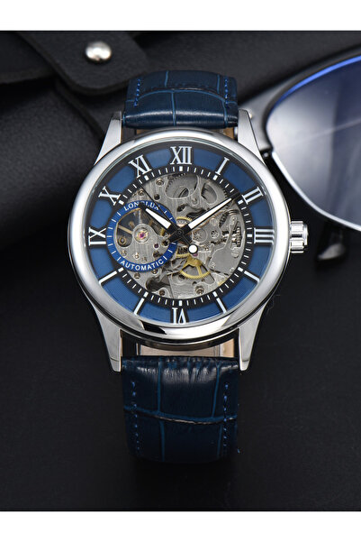 Choice 8020LM Blue Men automatic watch luxury rome mechanical watches waterpr...