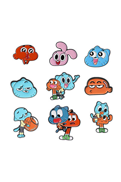 Choice12 BP935 دبابيس مينا شخصية كرتونية كوميدية، دبابيس معدنية بتصميم قطة لط...