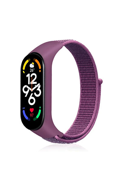 Choice سوار رياضي من النايلون لساعة Mi Band 4 و 3 Dragon Fruit، متوافق مع ساع...