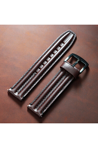 Choice13 22mm Red Genuine Cowhide Strap for Watch Band Vintage Leather for fo...