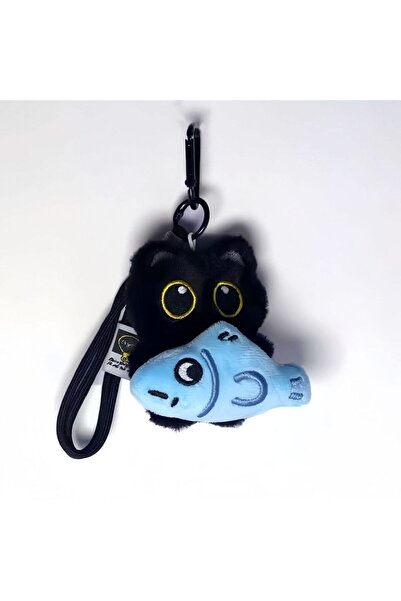 Choice3 حقيبة سلسلة مفاتيح وبري قطة سوداء لطيفة من C ZAKOL، قلادة للحقيبة، مي...