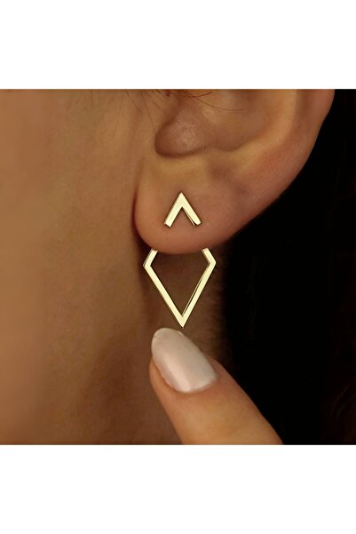 Choice14 1 Retro Minimalist Geometric Square Detachable Triangles Stainless s...