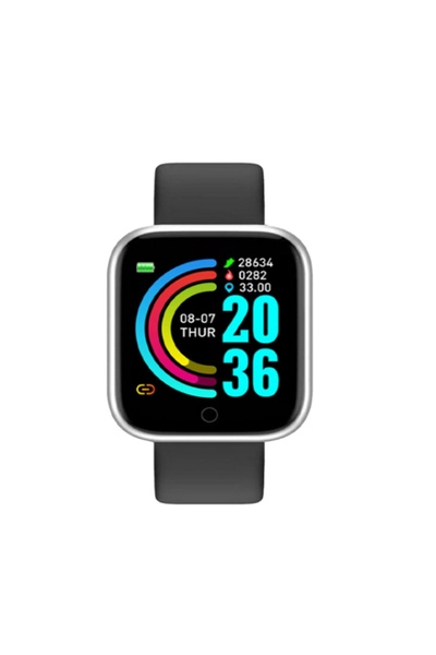 Choice1 Silver Multifunctional Smart Watches Women Men Bluetooth Connected Ph...