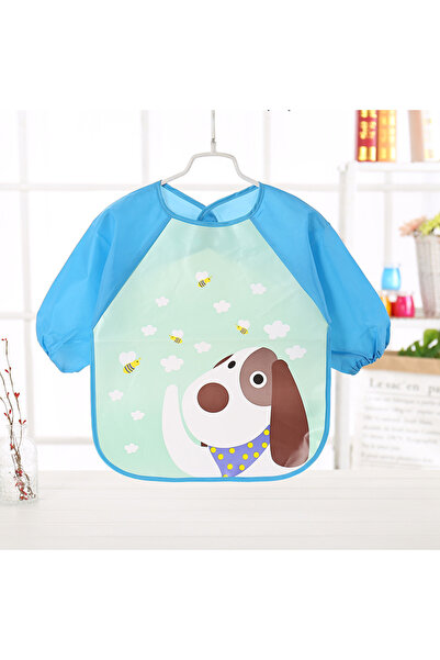 Choice1 0-3year style 8 Waterproof EVA Full Sleeve Baby Bibs Children Apron L...