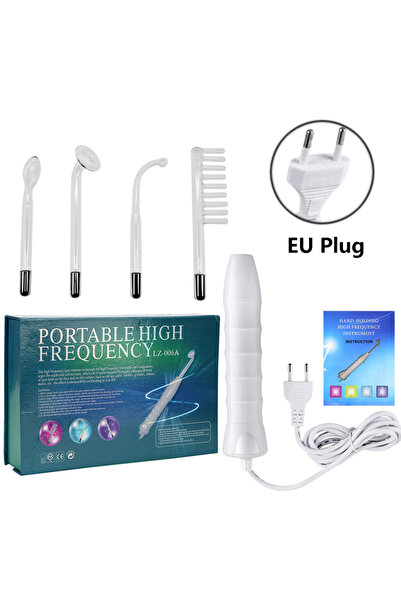 Choice EU Plug High Frequency Electrotherapy Neon Facial Skin Massage Wand fo...