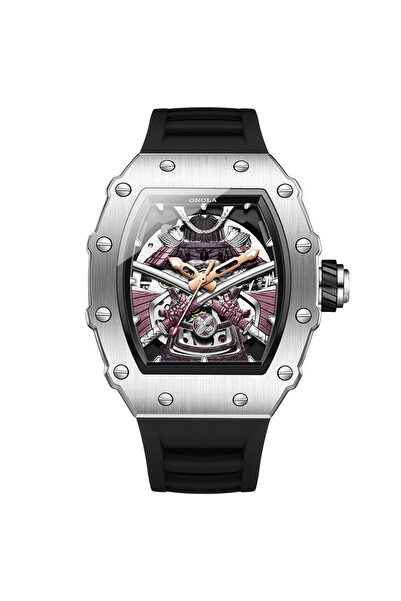 Choice1 silver black ONOLA Men Automatic Watch Luxury Brand Fashion Luminous ...