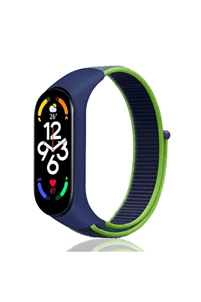 choice2 For Mi band 7 Neon Lime 20 Nylon loop For Mi Band 7-7 nfc smartwatch ...