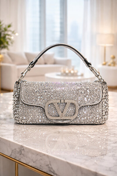mothers dream LV Patent Leather Crystal Stone Luxury Bag – Diamond Edition