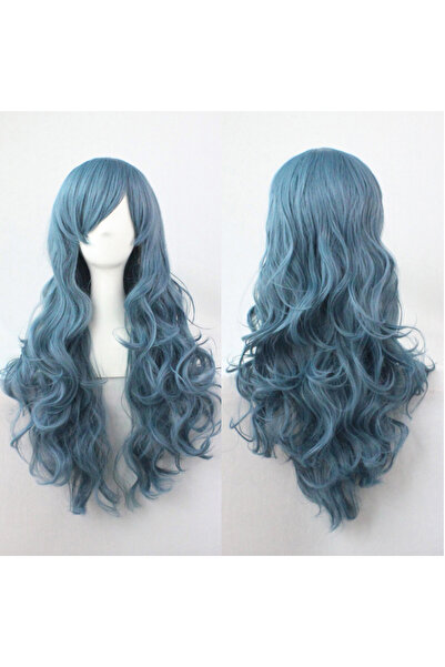 Choice blue Synthetic Wigs Long Wavy Middle Part Wig blue Natural Wigs for Wo...