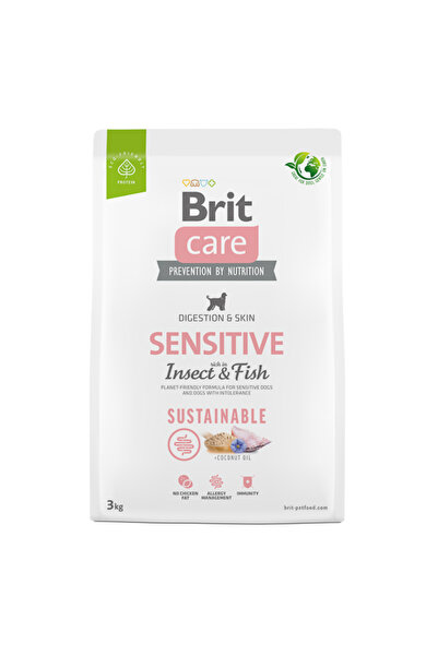 Brit Care Hrană sensibilă pentru câini, insecte și pești, 3 kg