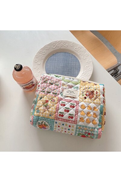 Choice1 حقيبة مستحضرات تجميل نسائية كبيرة الحجم (26 × 7 × 18 سم) - حقيبة تخزي...