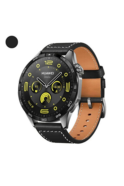 Choice17 قطعة واحدة من حزام جلد أسود مقاس 22 مم، متوافق مع ساعات COROS APEX 4...