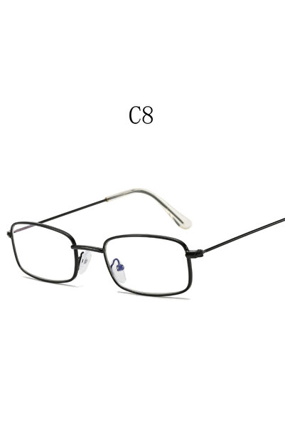 Choice1 نظارات نسائية BLS361-C8 بتصميم هاراجوكو Y2K، إطار معدني مربع صغير، نظ...