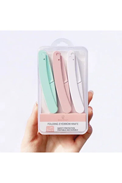 Choice 3 قطع - مع حقيبة، ماكينة حلاقة وجه نسائية قابلة للطي وآمنة، شفرة تشذيب...