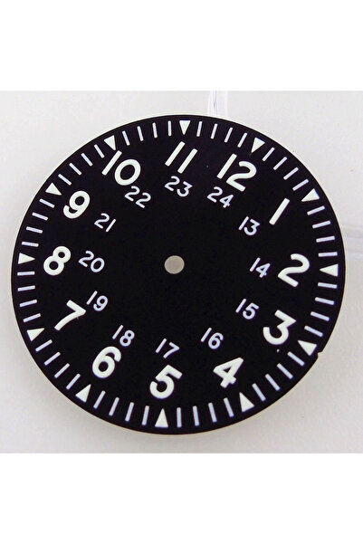 Choice3 قرص ساعة أسود مقاس 33.5 مم، مناسب لحركة NH34 وNH36 وNH35 الأوتوماتيكي...