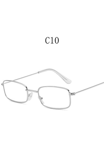 Choice نظارات نسائية BLS361-C10 بتصميم هاراجوكو Y2K، إطار معدني مربع صغير، نظ...