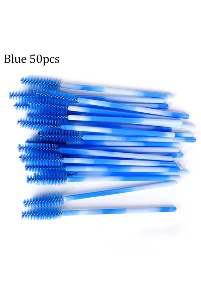 Choice19 16 فرشاة رموش قابلة لإعادة الاستخدام، 50 قطعة، عصي ماسكارا، بكرات لو...