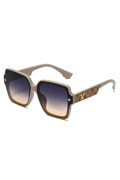 Choice1 نظارات شمسية مربعة الشكل أنيقة باللون الكاكي للنساء، توفر حماية فاخرة...