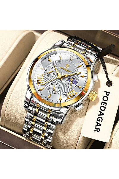 Choice3 813 Gold White Original Military Men Watches Waterproof Luminous Date...