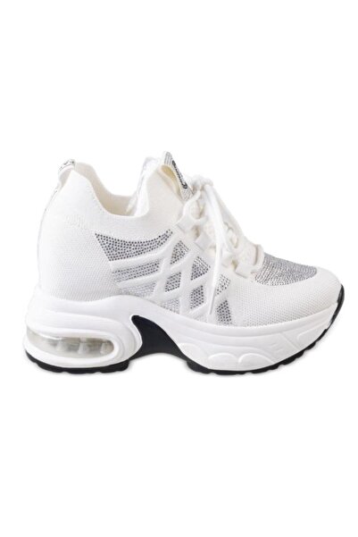 Guja 26Y300-4 Hidden Padding High Sole Women's Stoned Sneaker Sports Shoes