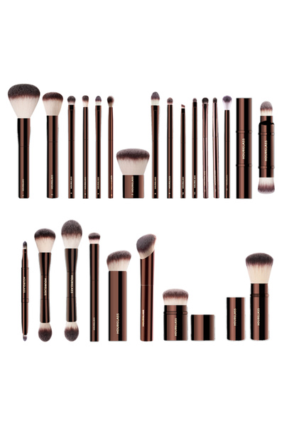 Choice مجموعة فرش مكياج Hourglass المكونة من 23 قطعة، تتضمن بودرة الأساس، كون...