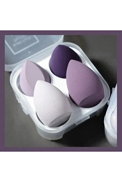choice2 4PCS-FP-PURPLE 4PCS Ombre Makeup Sponge Set - Latex-Free for Foundati...