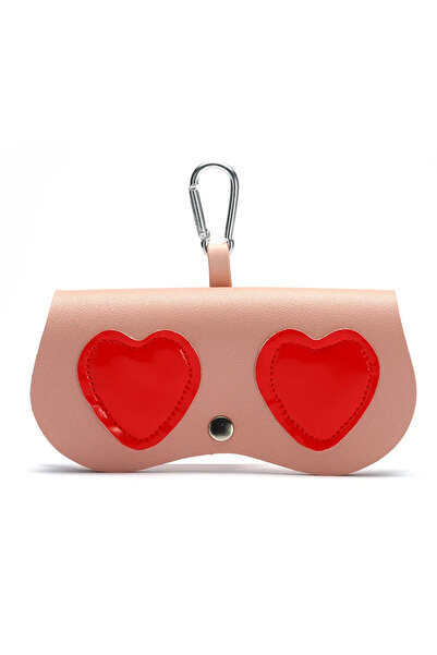 Choice3 red heart Portable Ladies Glasses Case Sunglasses Storage Bag Fashion...