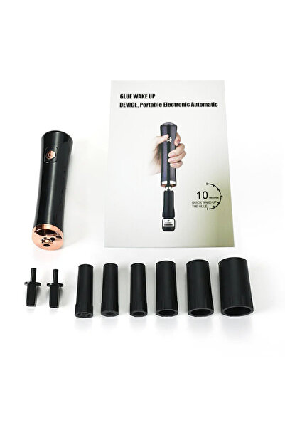 Choice1 A0018- جهاز خلط كهربائي أسود لغراء الرموش، مناسب لطلاء الأظافر، حبر ا...