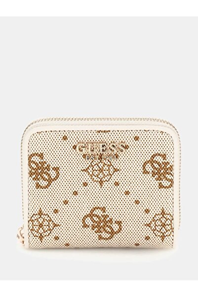 Guess محفظة ندى الصغيرة بشعار الفاوانيا بتقنية 4G