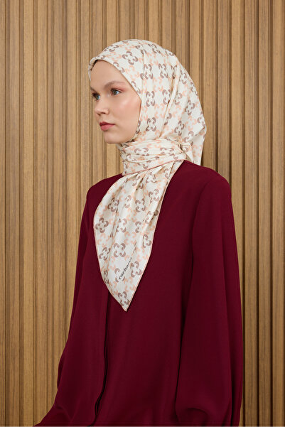 Cacharel Light Pink 90X90 Silk Twill Scarf