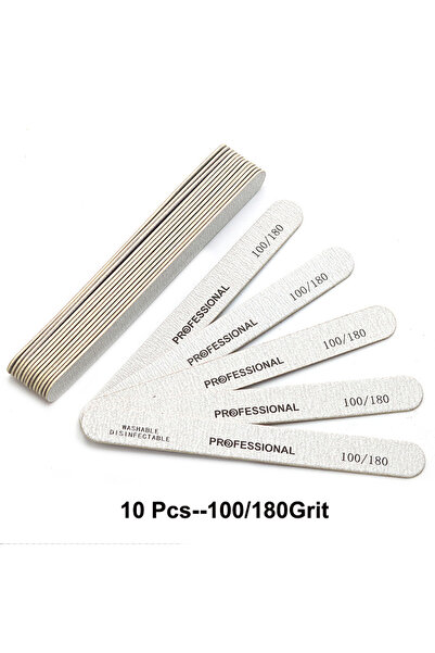 choice2 10 قطع ZX100-180، 10 قطع/مجموعة، مبارد أظافر خشبية احترافية 100، 180،...
